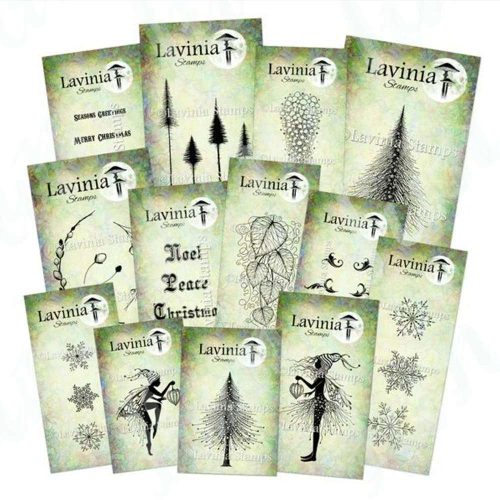 

New Winter Whispers Collection Silicone Clear Stamps Sets Scrapbooking Reusable Die Cuts Crafts Template DIY Handle Crafts Punch