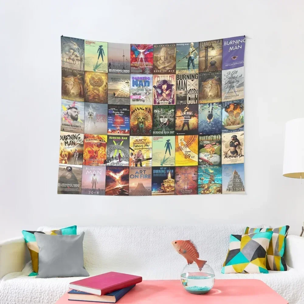 Гобелен Burning Man полиэстер