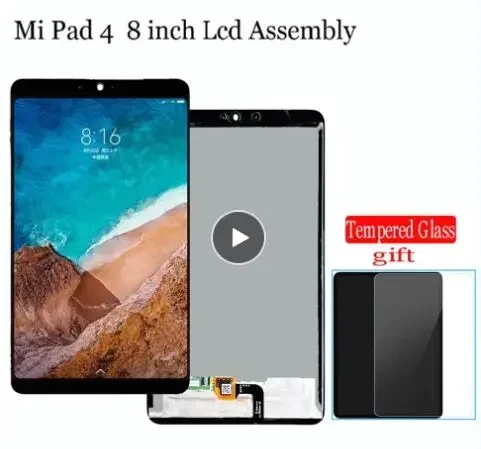 ЖК-дисплей 8 дюймов для Xiaomi Mi Pad 4 Mipad MIUI дисплей с сенсорным экраном и дигитайзером