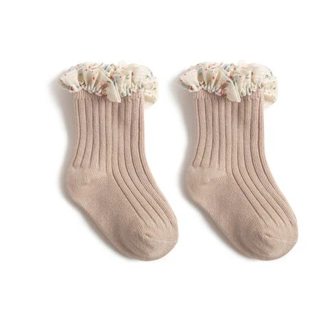 Детские носки для девочек, хлопковые сетчатые милые носки для новорожденных мальчиков и малышей, аксессуары для детской одежды
