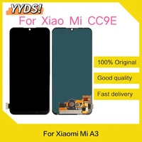 6 09 new amoled lcd for xiaomi mi a3 lcd display touch screen digitizer assembly for xiaomi mi cc9e display screen with frame