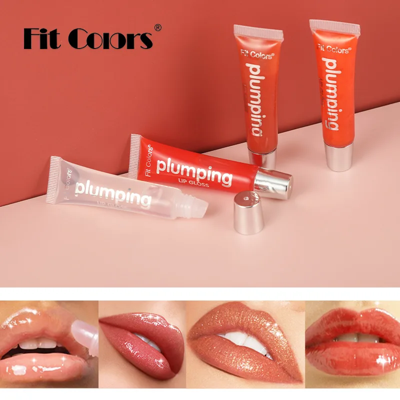 

Moisturizing Gloss Plumping Lip Gloss Lip Plumper Makeup Glitter Nutritious Liquid Lipstick Cherry Mineral Oil Clear Lip Gloss