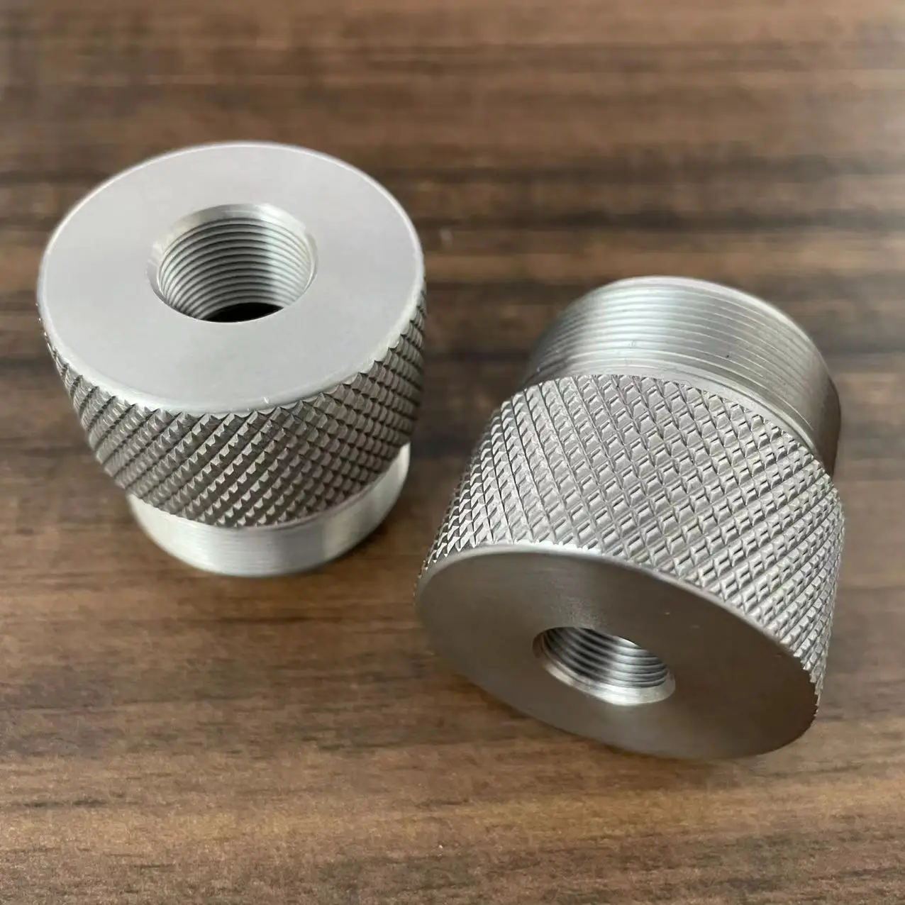 

1/2x28 / 5/8x24 Mount Stainless Steel 1.375x24 TPI thread pitch Screw Adapter End Cap For Modular Cleaning Tube Fuel Filter MST