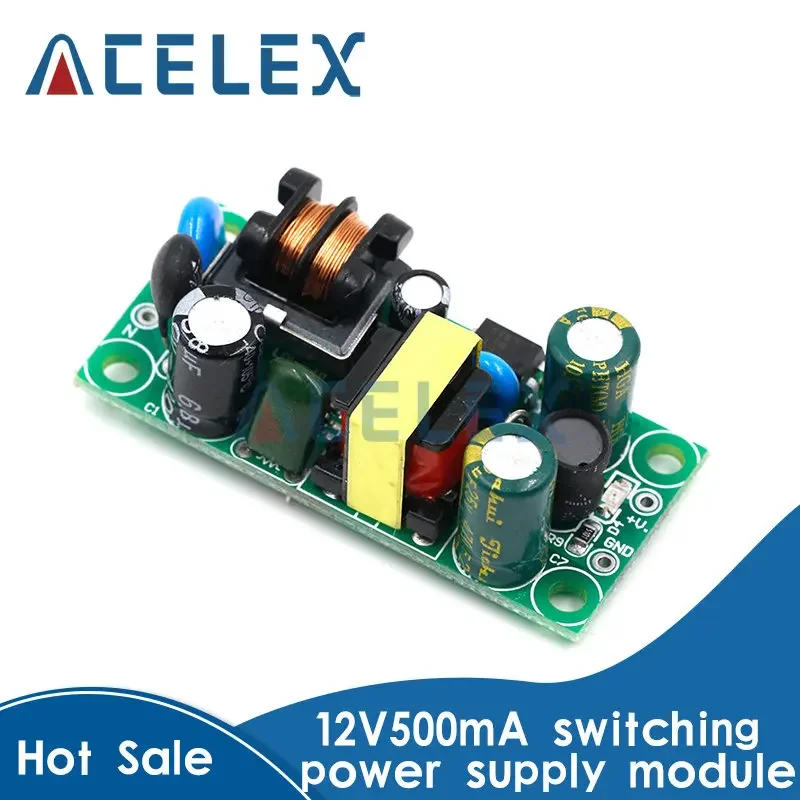 

Модуль импульсного питания 12V500mA, 5 Вт источник постоянного тока, 220VAC-DC до 12В плата питания 500mA 12В