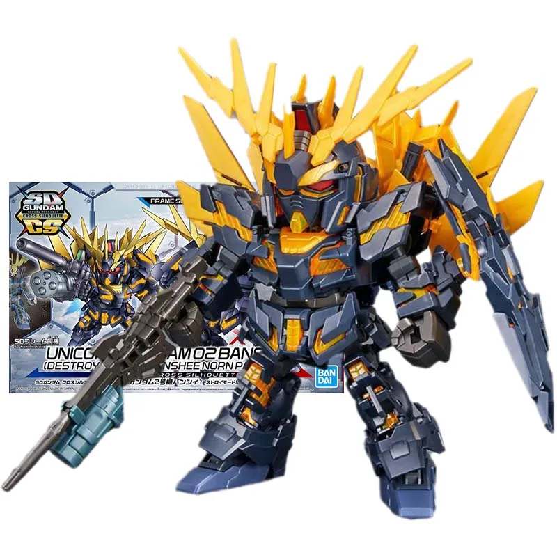 Anime Figures Sdcs Unicorn 02 Banshee Destroy Norn Parts Mobile Suit Gunpla Action Figure Toys