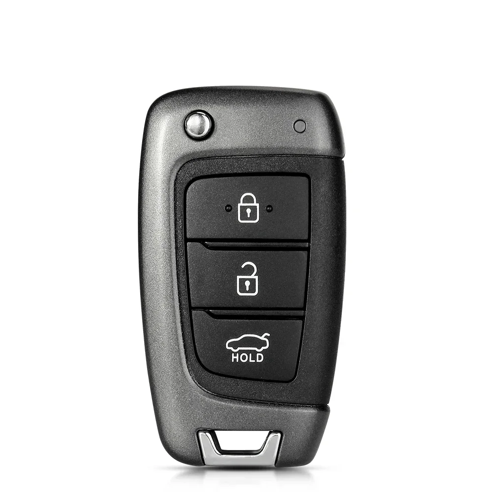KEYYOU складной раскладной смарт-ключ для автомобиля с дистанционным управлением для HYUNDAI Tucson Elantra Accent Solaris Kona Verna 2017 + запасная деталь