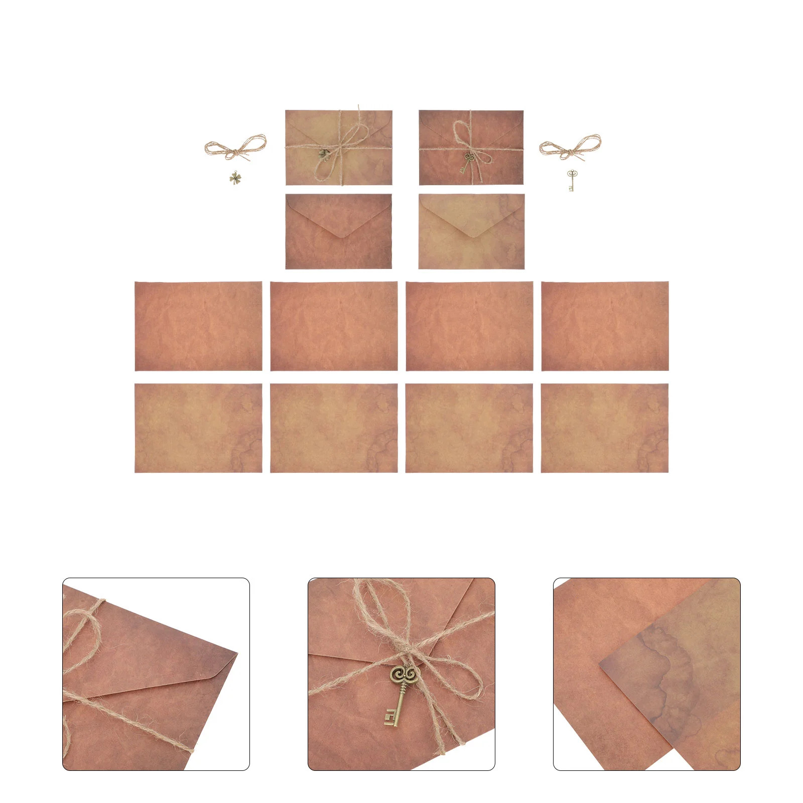 

Kraft Paper Portable Vintage Valentine Accessory Writing Supply Vintage Scrapbooks Festival Letter