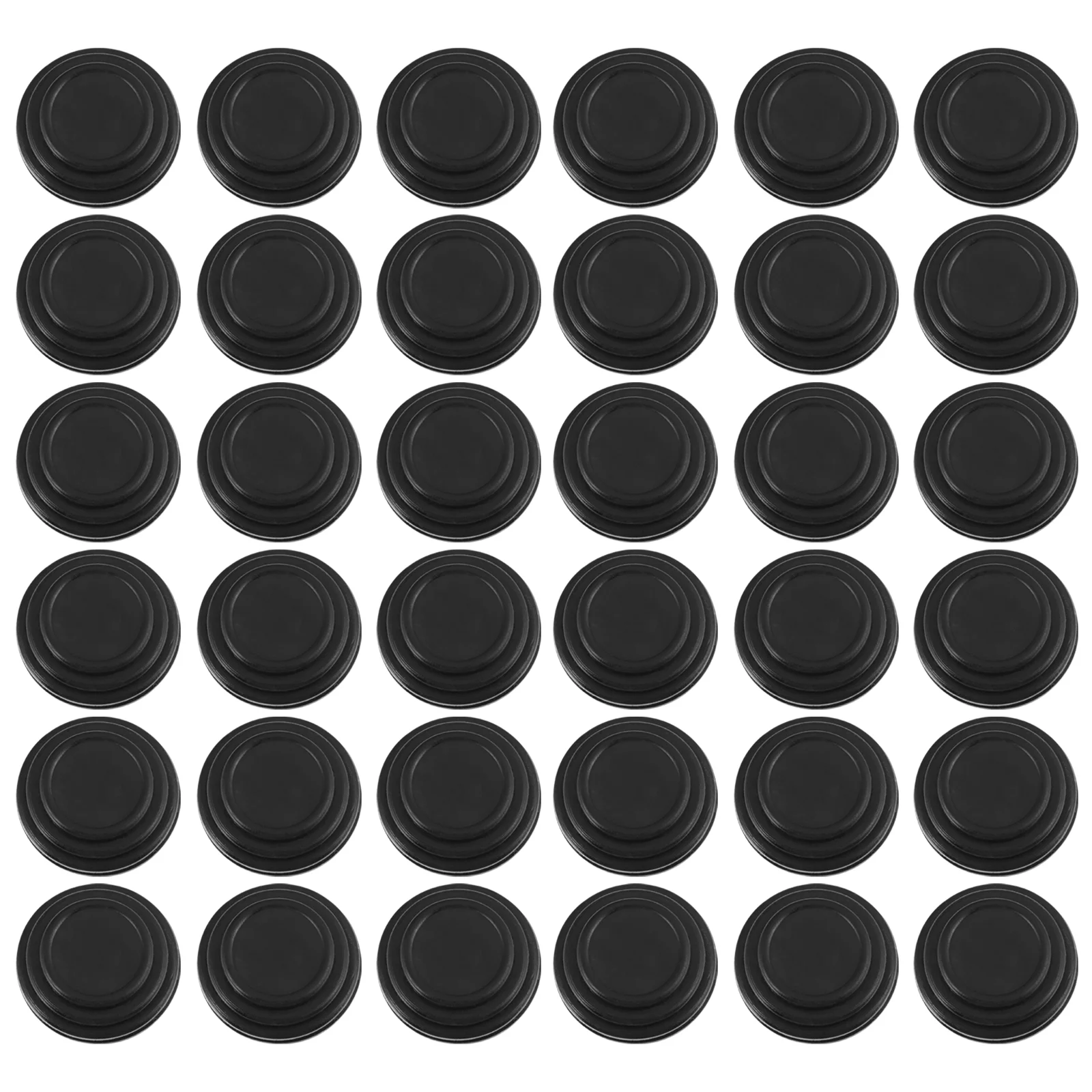 

24 Pcs Shock Absorbing Gasket Anti-collision Stickers Universal Protection Car Door Silica Gel Protecting Pads Muffler Silent