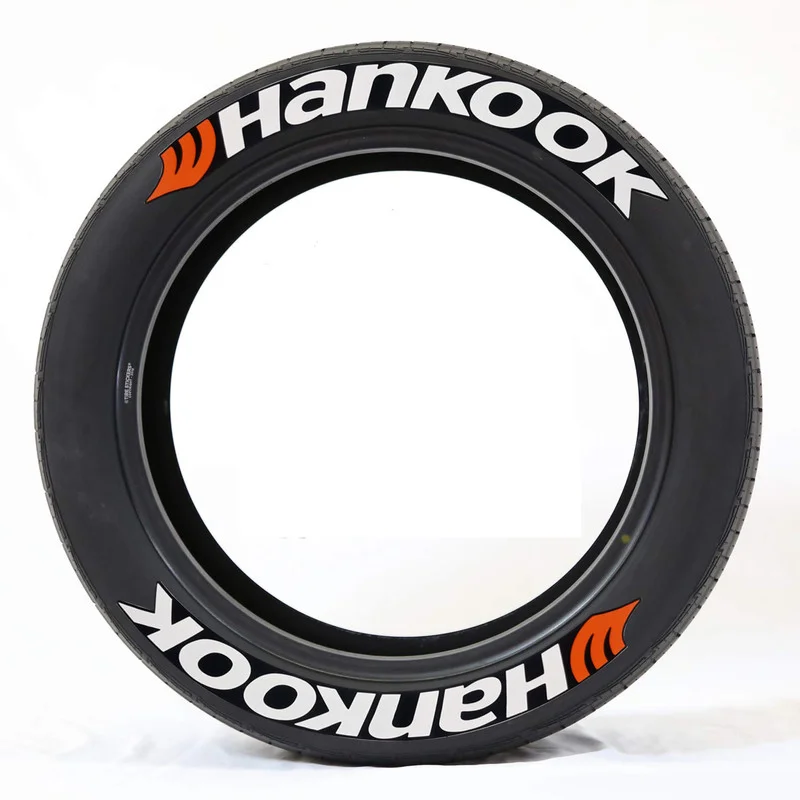3D Wheel Tire Letters Suitable for HANKOOK Stickers PVC Cool Car Styling Tyre Decals Decor Universal Waterproof and Firm Sticker images - 6