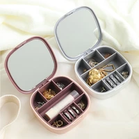 makeup organizer jewelry storage travel ornaments box little girl cosmetic lipstick necklace earrings new arrival free shipping