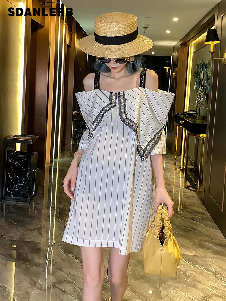 

Платье-рубашка женское летнее с открытыми плечами и коротким рукавом