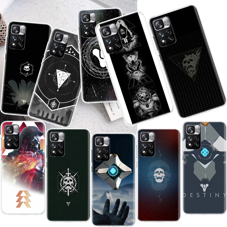 Чехол для игрового телефона D-Destiny 2 Xiaomi Redmi Note 13 14 Pro Plus 5G 12 12C 9 9T 9C 9A 8A 8 7A 7 10C 10A 10 K60 K70