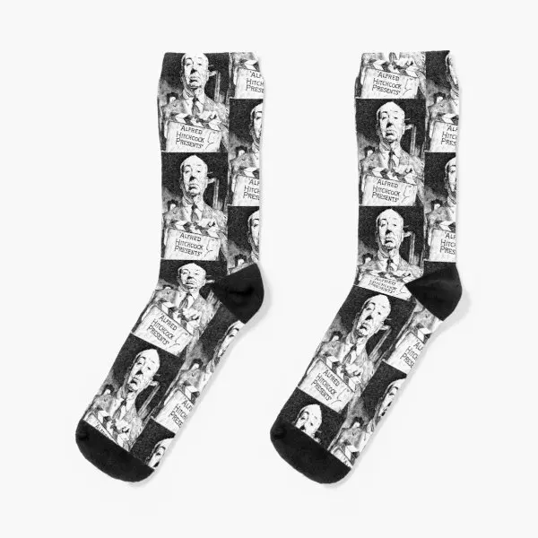 

Alfred Hitchcock Presents Crew Socks Short Best Unisex Breathable Sports Black Winter Comfortable Cute Funny Ladies Mens Girls