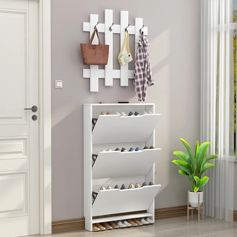 

Multifunctional Narrow Tipping Shoe Cabinet Deodorizing Luxury Furniture Space Saving Meuble De Rangement Storag Organizer