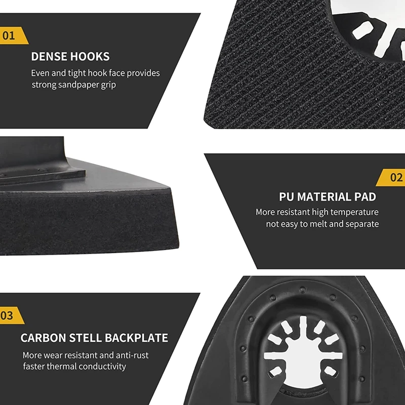 Шлифовальные диски для колеблющихся инструментов 4 шт./упаковка 3/1/8 дюймов