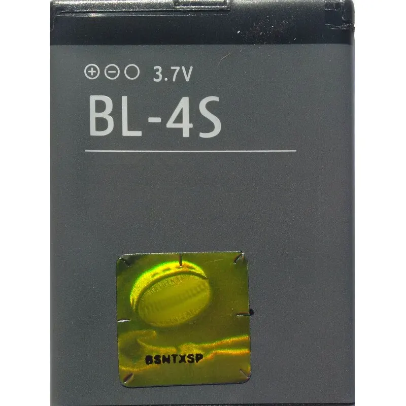 Аккумуляторная батарея BL-4S для Nokia 2680 Slide 3600 3710 Fold 7020 7100 Supernova 7610 X3 ( BL4S BL 4S BL4 ) |