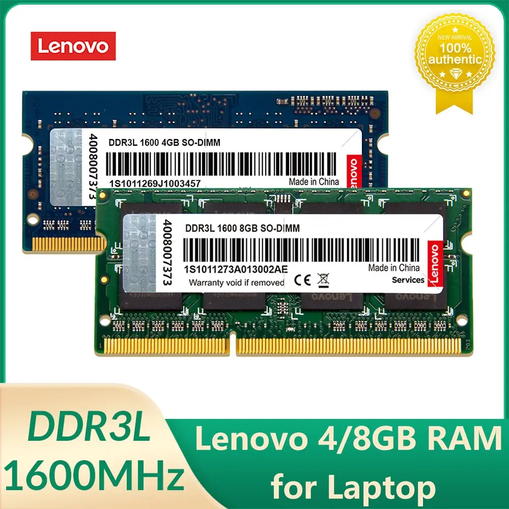 Lenovo DDR3L 1600 МГц 4 ГБ 8 ГБ ОЗУ для ноутбука 204pin SO-DIMM Память для ноутбука Ноутбук ультрабук
