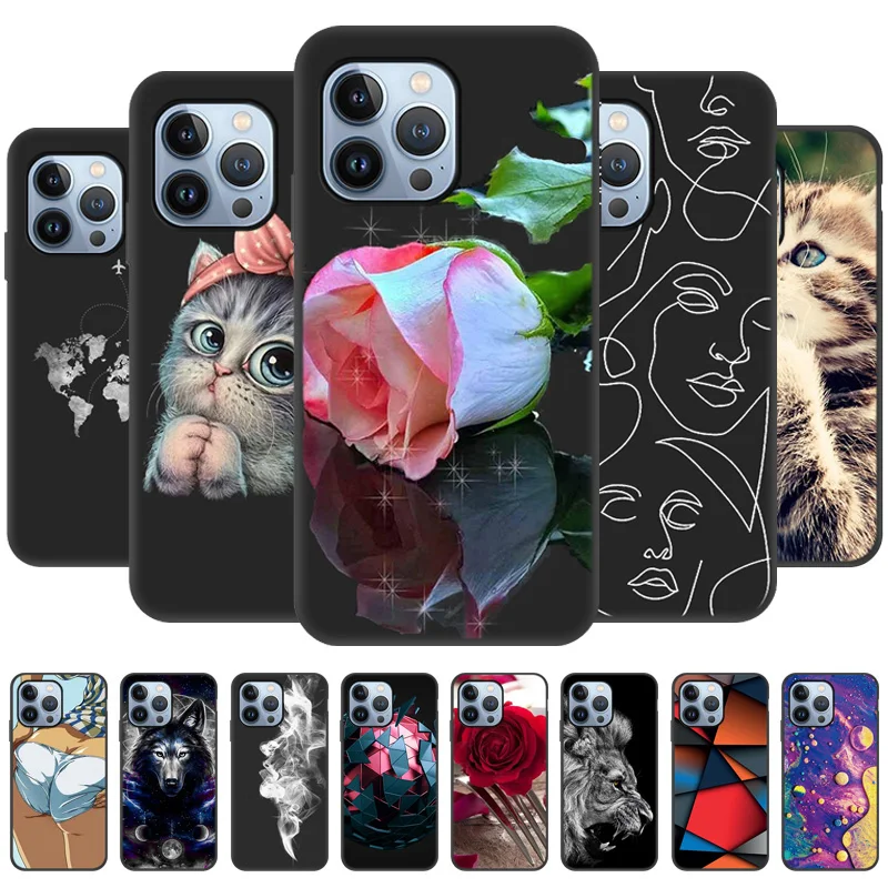 

Case For iPhone 12 Pro Cases Soft TPU Coque iPhone 13 Pro Max Funda iPhone11 XR 12 Mini 8 7 6 6S Plus SE 2020 XS Max XR X Covers