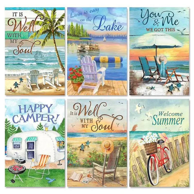 

GATYZTORY 40x50cm Paint by numbers Poster Scenery With frame Oil Handpainted Pictures by numbers Home decoration Artwork