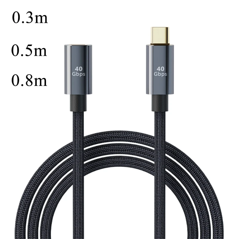 

Удлинительный кабель USB C, Type-C 100 Вт, 40 Гбит/с