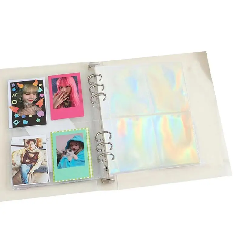 

Kpop Photocard Holder Refillable Loose-Leaf Photocard Holder Flexible Detachable Binder For Students Storage For Game Cards