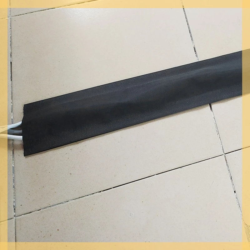 

2023 Meter Soft Adjustable Cable Cover Hook And Loop Management Sleeve Office Home Floor Carpet Wire Organizer Supplies