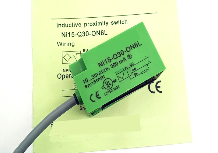 Индуктивный маленький квадратный Бесконтактный переключатель Yike