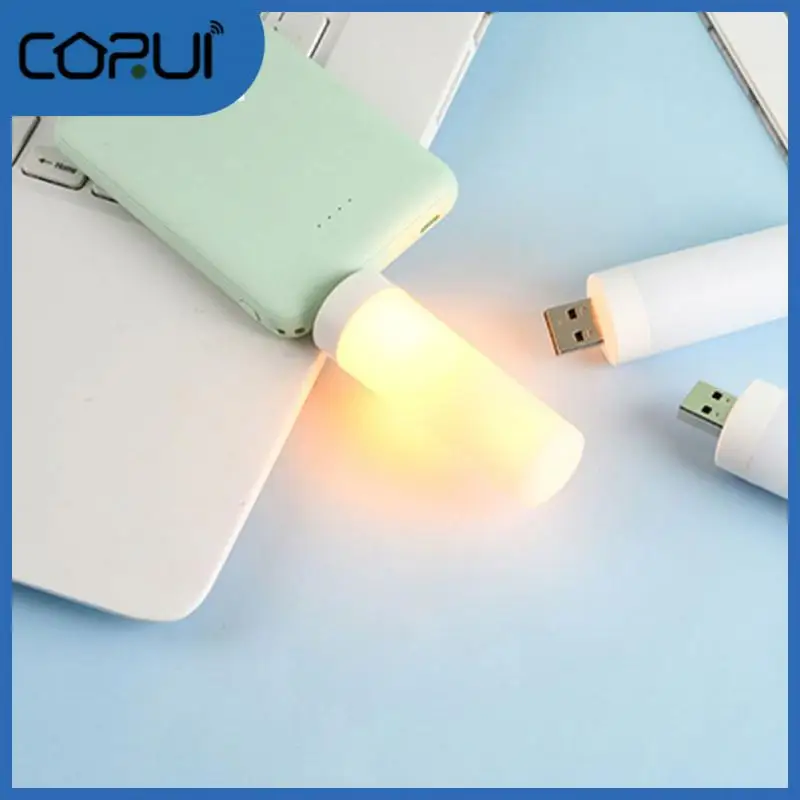 

Led Night Light Atmosphere Usb Decoration For Bedroom Candle Lamp Outdoor Bedside Lamp Camping Lighting