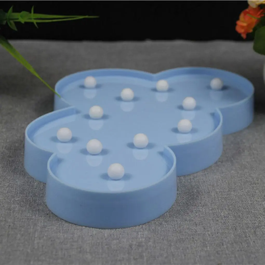 

Cloud Shape LED Light Blue White Plast IP42 Lamp Home Bedroom Living Room Wall Decor Battery Powered