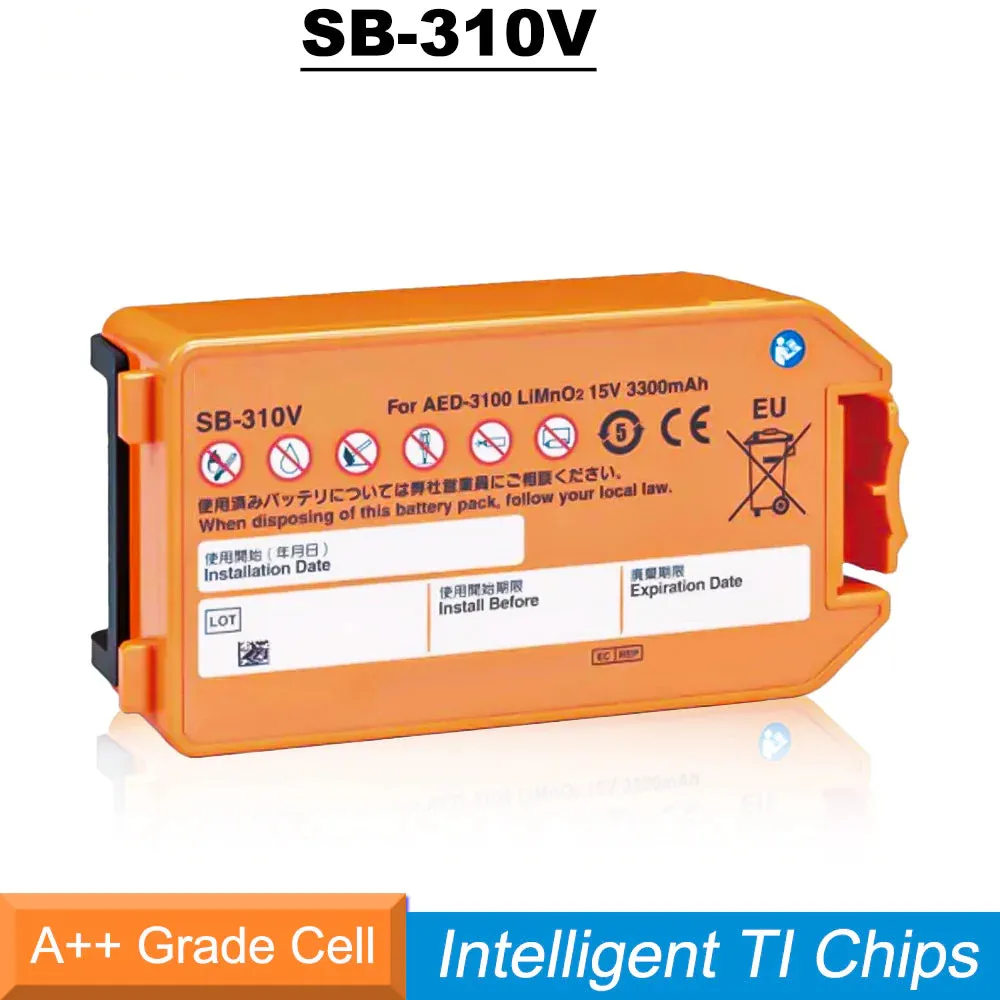 SB-310V NIHON KOHDEN для AED-2100/2150/2151/2152/3100 литиевая аккумуляторная батарея медицинское
