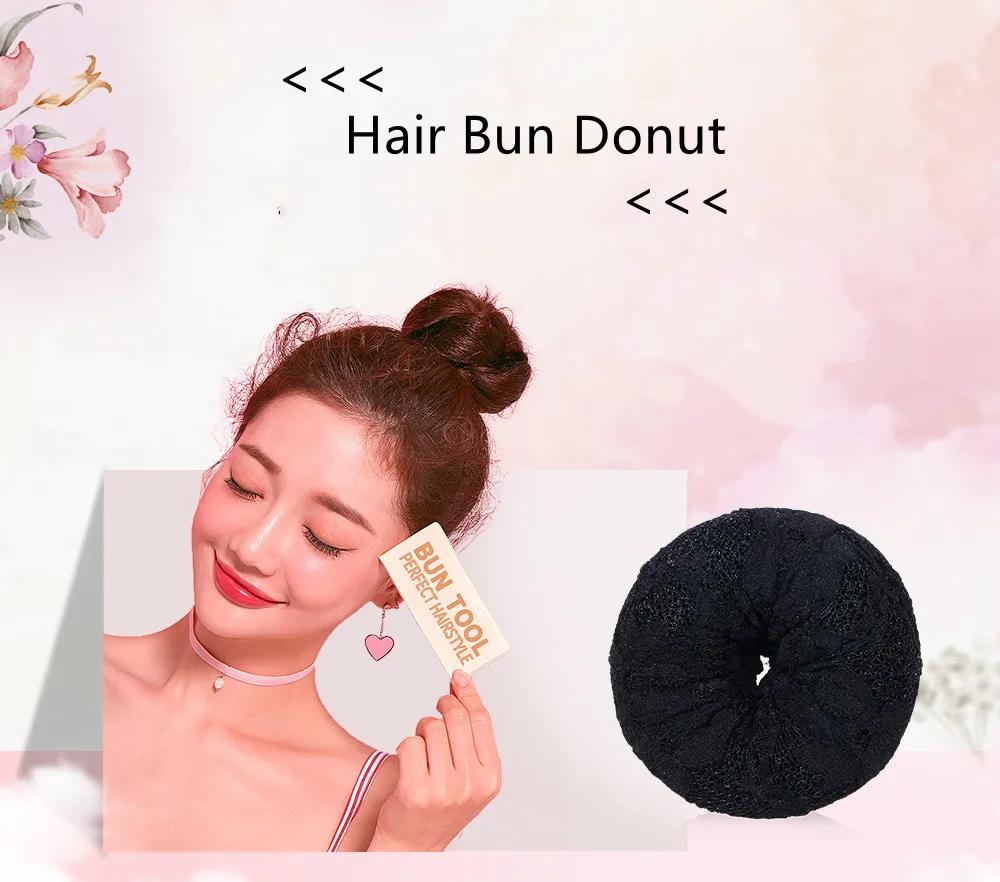 Пучок для волос в Корейском стиле пучок виде пончика женщин детский набор пучка