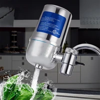 8 layer ceramic electric plating faucet filter household water purifier cleaner ceramic activated carbon for kitchen faucet tap