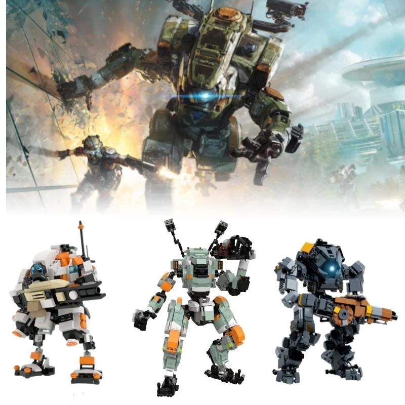 

Titanfall 2 строительные блоки, строительные блоки BT-7274 Vanguard-Классические блоки, игровая модель Mecha, детская игрушка и подарок на день рождения