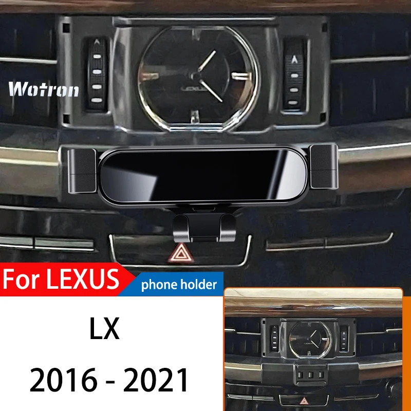 

Автомобильный держатель для телефона для Lexus LX 2016-2021 GPS Специальный гравитационный навигационный мобильный кронштейн Поворот на 360 градусов подставка аксессуары