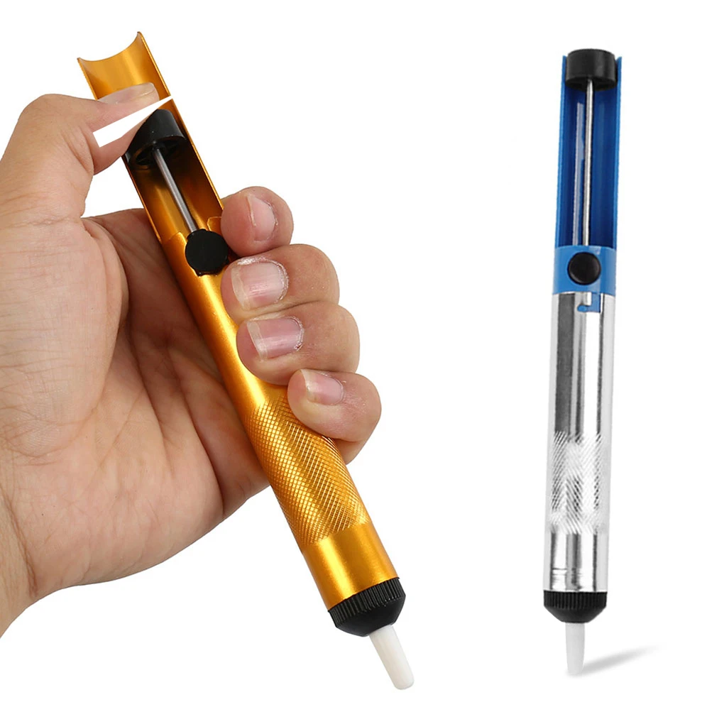

Solder Sucker Manual Soldering Iron Suction Pump Desolder Desolver Pen Plastic Repairing Professional Tool