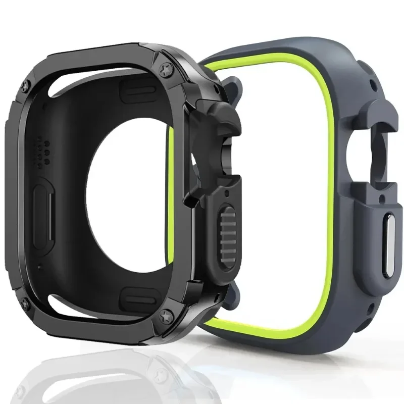 Apple Watch Ultra Rubber Case 49 Мм 45 41 Защитный Бампер В Рамке Совместимый С Серией 44 40 Iwatch