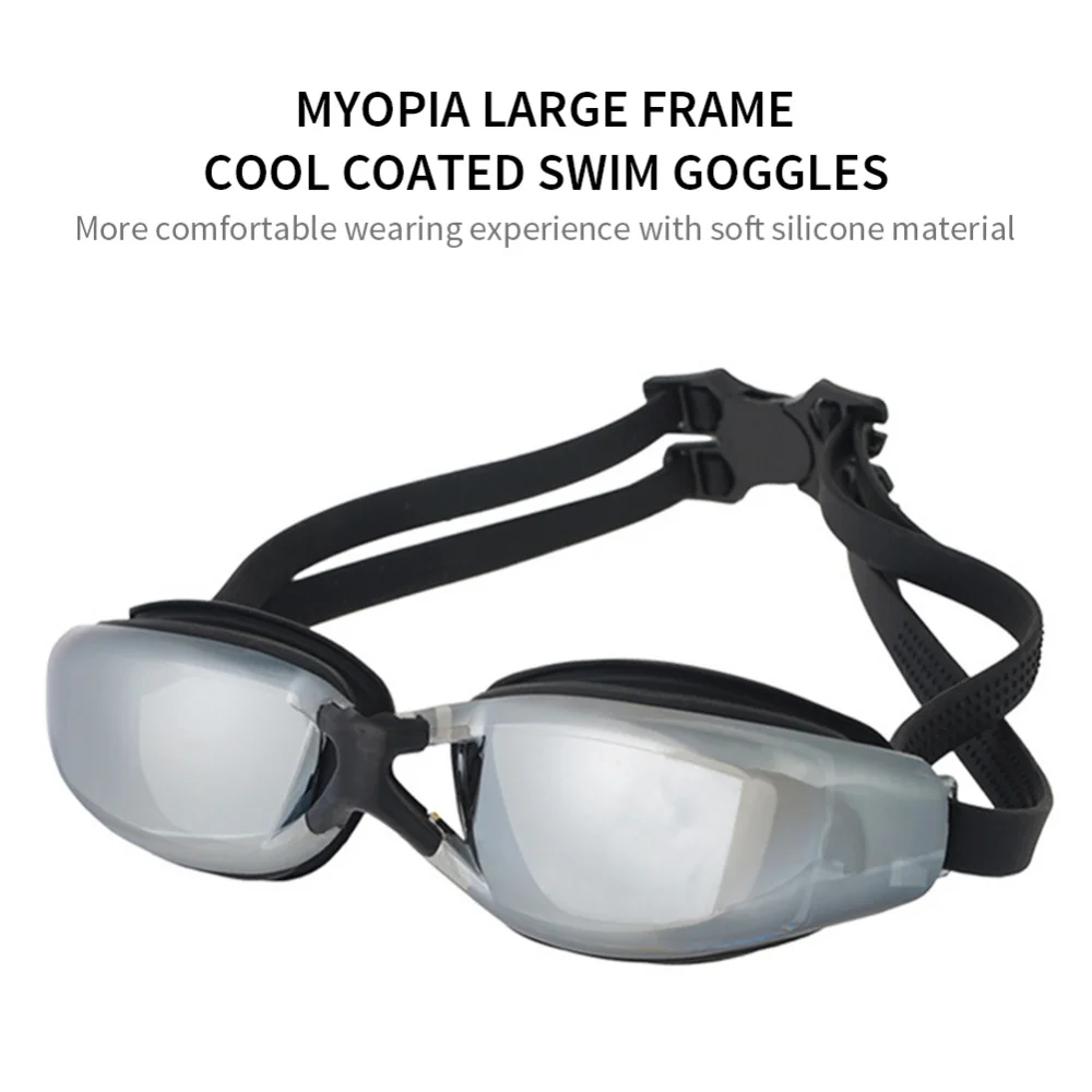 

Adult Swimming Goggles Earplug Professional Pool Glasses anti fog Men Women Optical waterproof Eyewear
