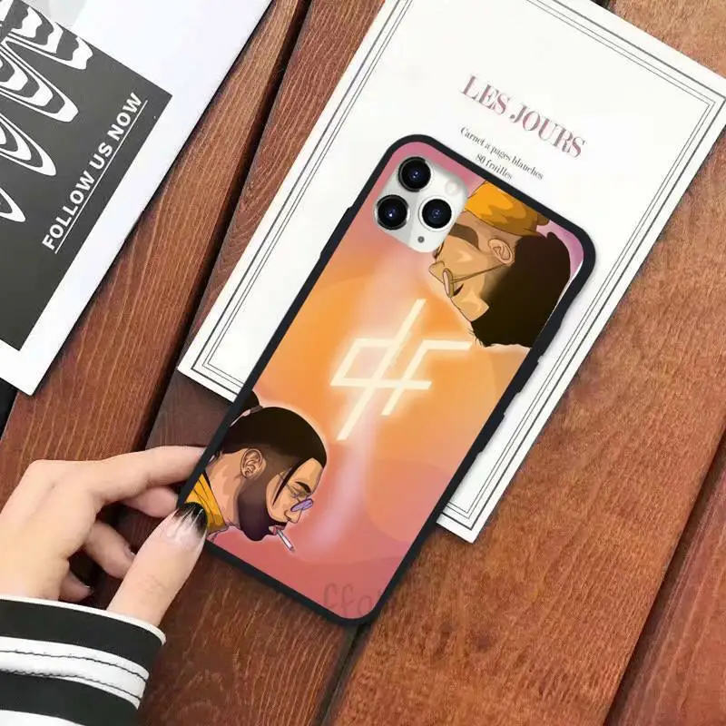Чехол для телефона PNL QLF rapper singer iPhone 13 11 12 pro XS MAX 8 7 6 6S Plus X SE 2020 XR мягкий черный