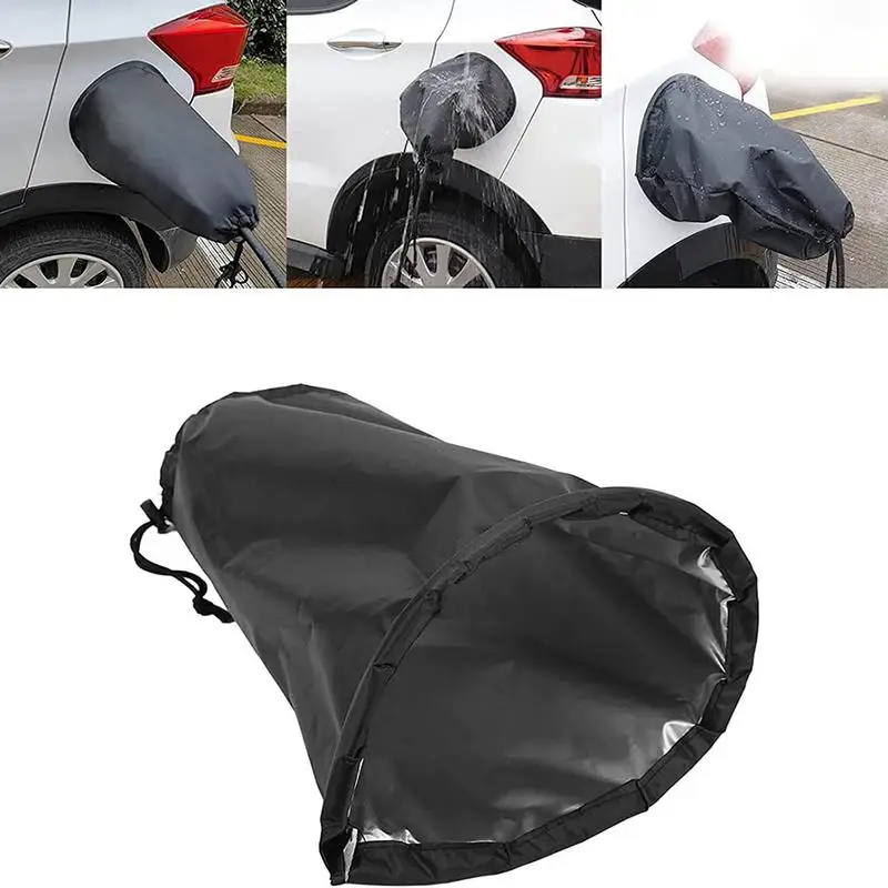 

EV Charger Car Cover Dustproof Sunscreen Protective Rain Cover UV Protection Electric Vehicle Charging Rain Cover Protection