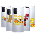 The Simpsons Boy для OPPO A5 A9 A1K A12 A12E A31 A32 A53 A54 A53S A72 A73 A93 A94, мягкий чехол для телефона Coque