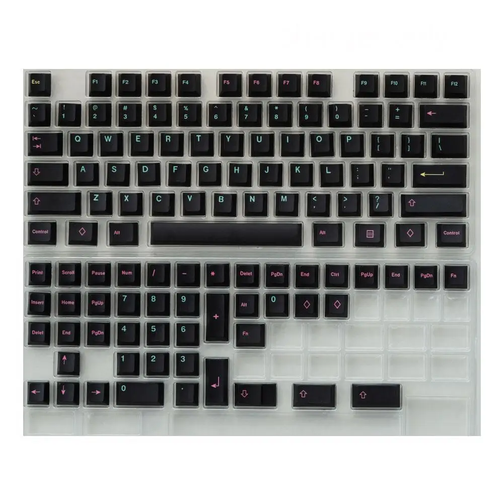 

120Keys Keycaps PBT Sublimation Profile for GH60/GK61/GK64/84/87/96/104/108/980 and other mechanical keyboards