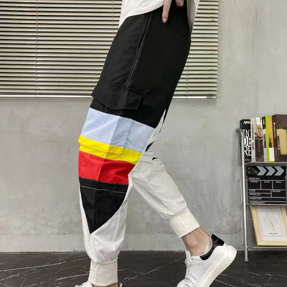 

2022 Cross Dressing New Pocket Joggers Hip Hop Kargo Pantolon Casual Baggy Harem Pants Streetwear Male Trousers Men Cargo Pants