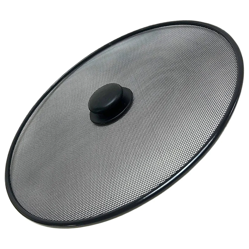 

Grease Splatter Screen Frying Pan 29Cm Stainless Steel Oil Splash Guard Skillet Lid Pan Lid Fine Mesh Splash Guard Knob