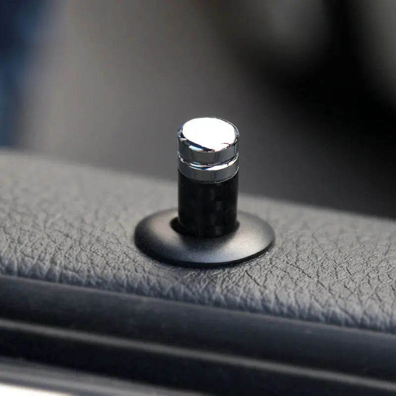 4 шт. Шпилька для рукоятки из углеродного волокна подходит BMW E60 E70 E90 F10 F20 F22 F30 F32 F25