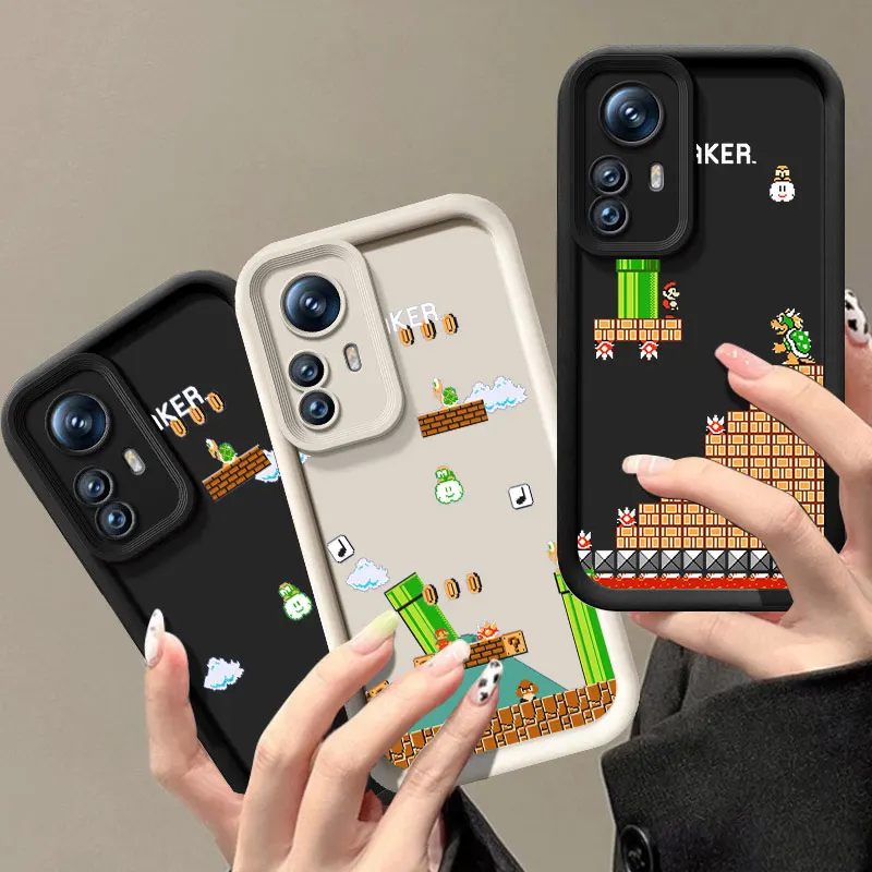 Мягкий силиконовый чехол для телефона Retro M-Marios Game Sky Eye Stairs Redmi Note 10 11 11S 12 13 Pro Plus 4G 11T