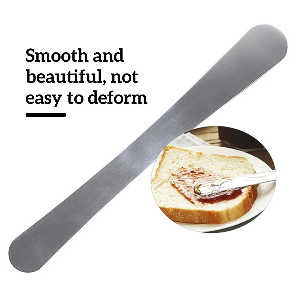 

Cake Scraper Stainless Steel Icing Cream Spatula Baking Smoother Round Head Demoulding Tool
