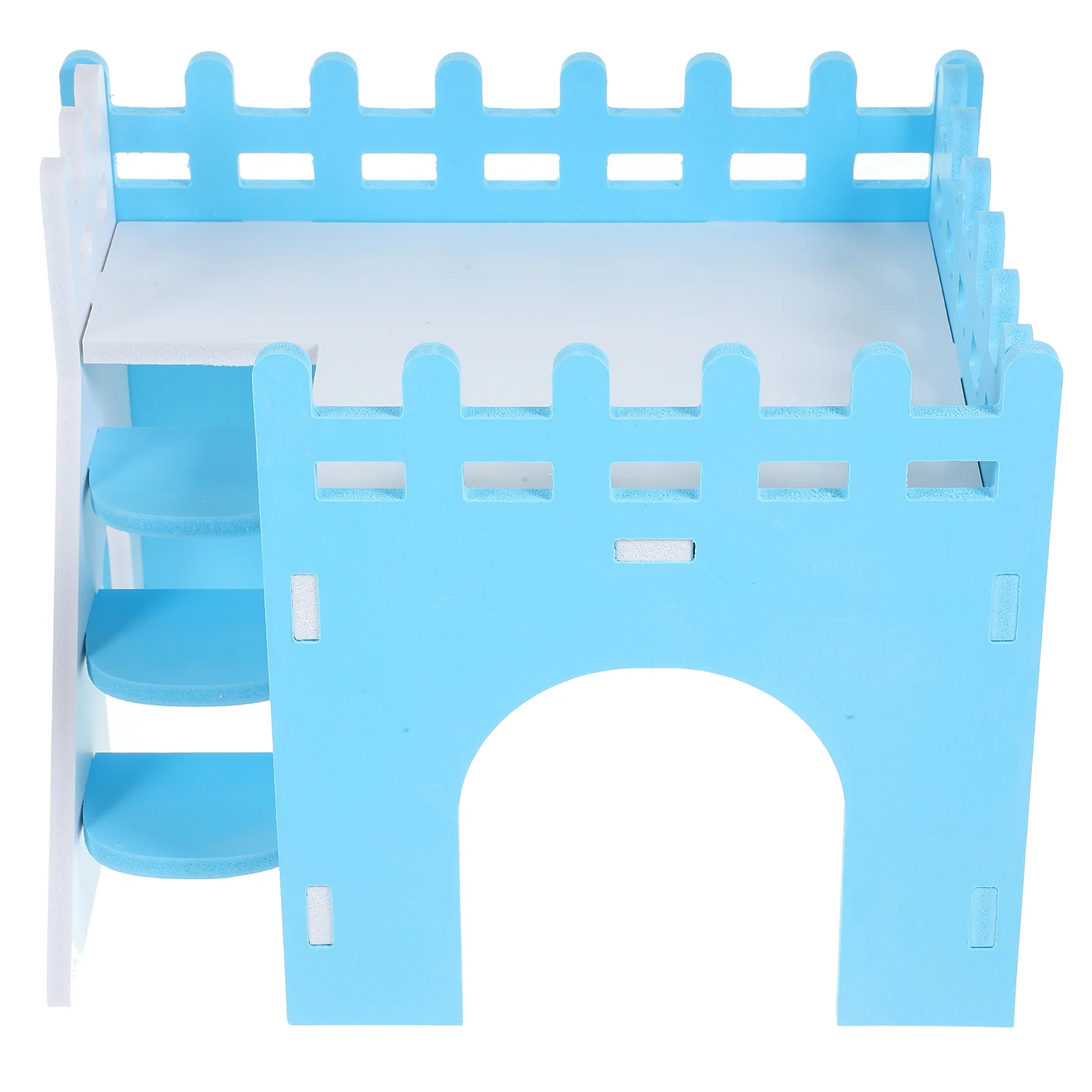 

Hamster Double-deck Hideout Tiny Homes Four Seasons Double-layer House Habitat Pvc Household Hamsters Sports Toys
