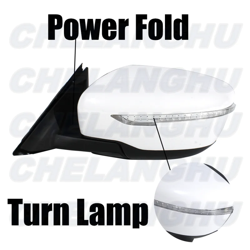 Для Nissan X-Trail T32 2014 2015 2016 2017 2018 левая сторона 7 контактов белая краска Регулируемая