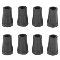 8 pcs replacement rubber tips end for hiking stick walking trekking poles 4cm
