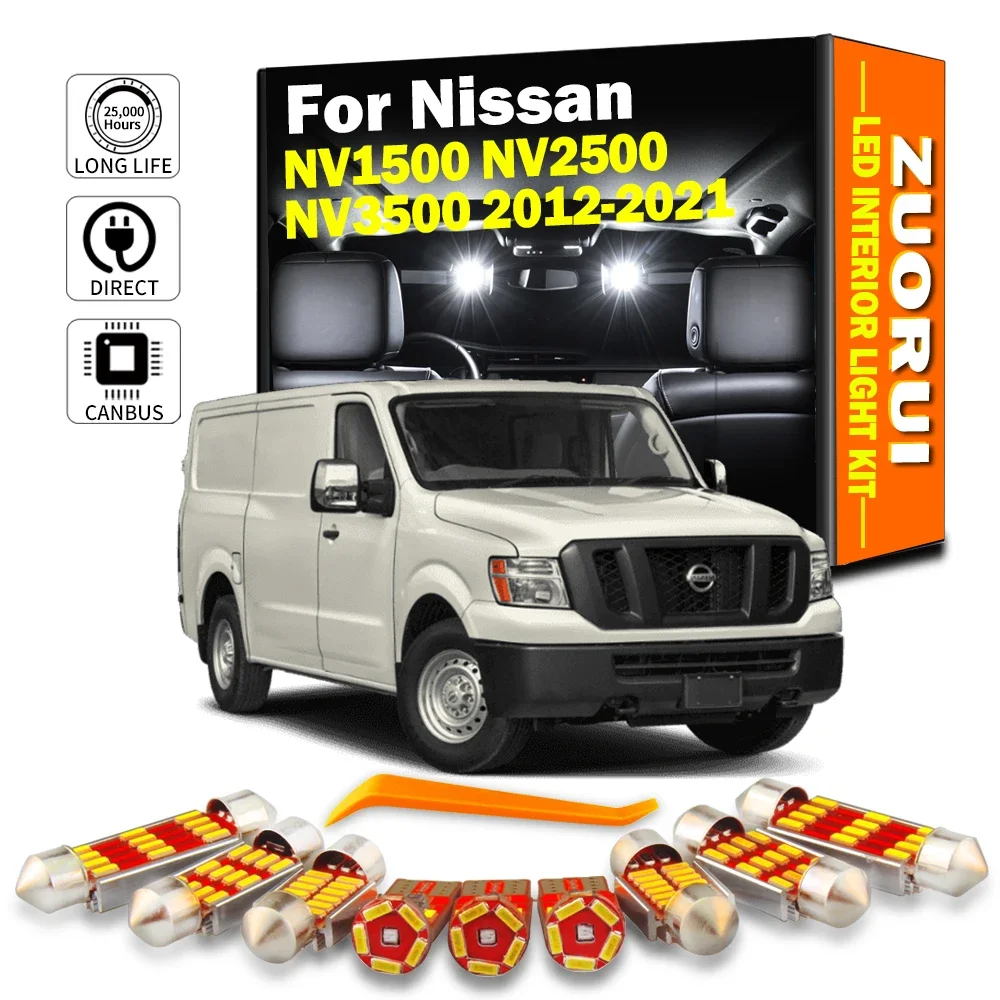 Лампы для Nissan NV1500 NV2500 NV3500 2012-2017 2018 2019 2020 2021